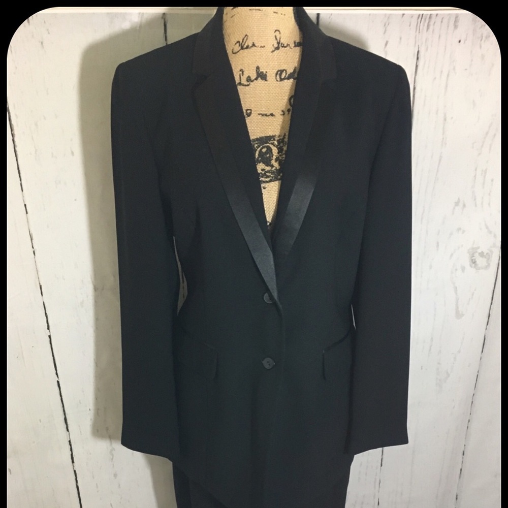 2 piece Tuxedo skirt with jacket.